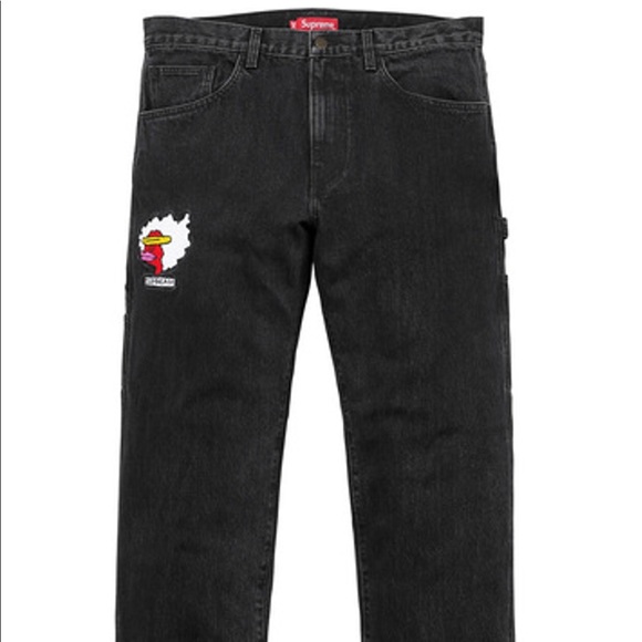 supreme denim pants